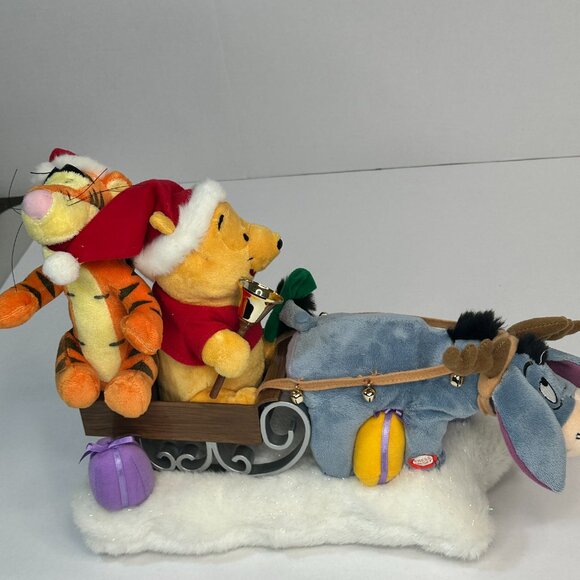 Winnie the Pooh, Tigger, Eeyore, Christmas Sleigh Ride Music Motion Plus… - Picture 7 of 11